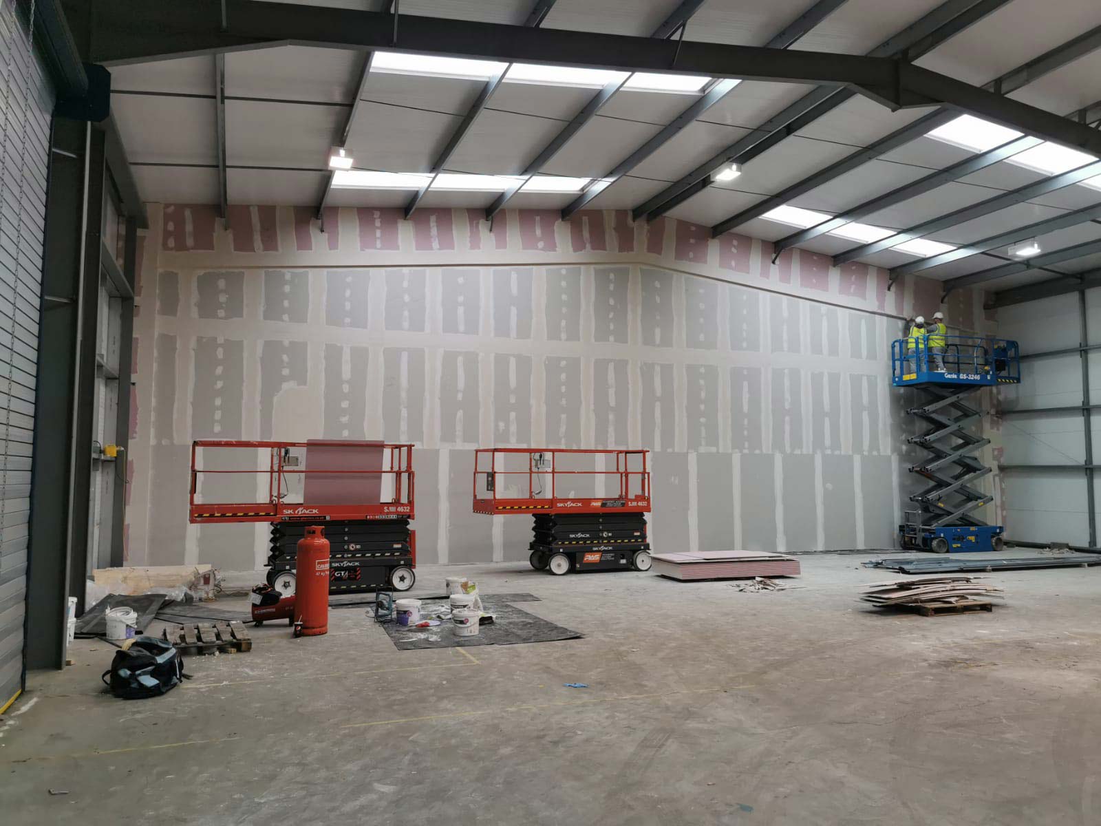 Industrial and Warehousing drylining project