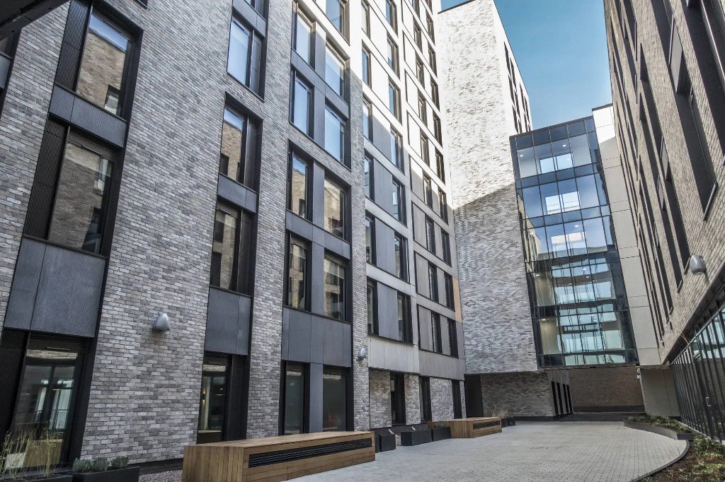 Commercial office development exterior drylining project